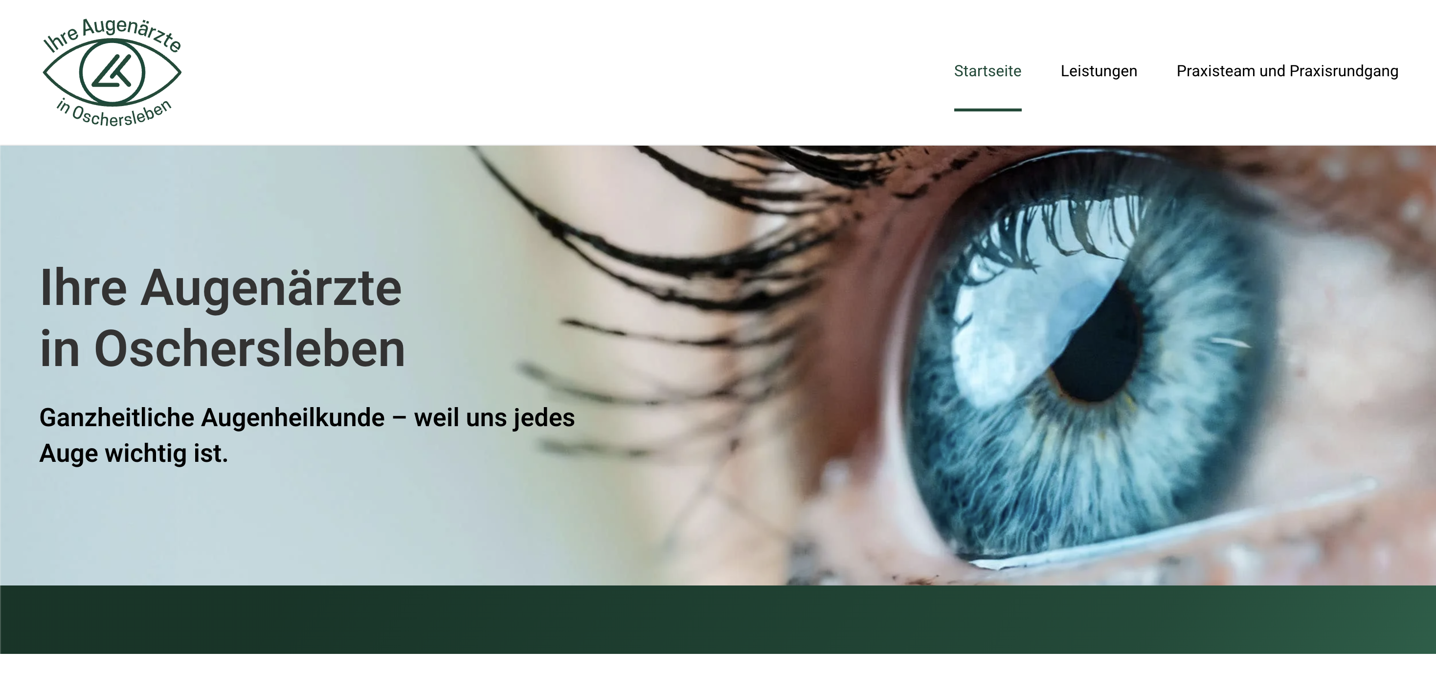 Referenz: Website für Ihre Augenärzte in Oschersleben (Augenheilkunde · Oschersleben)